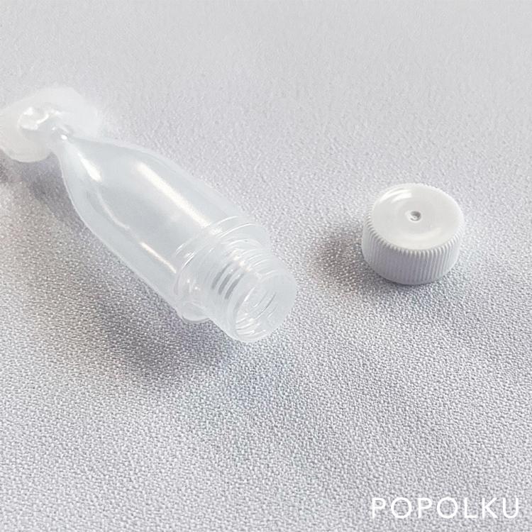 キャップ付きで詰め替えしやすい